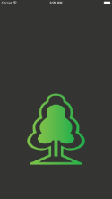 Splash page for mobile banking
