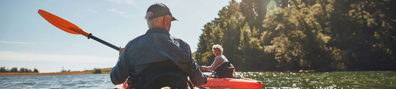 Man in kayak