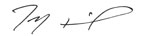 Tony signature
