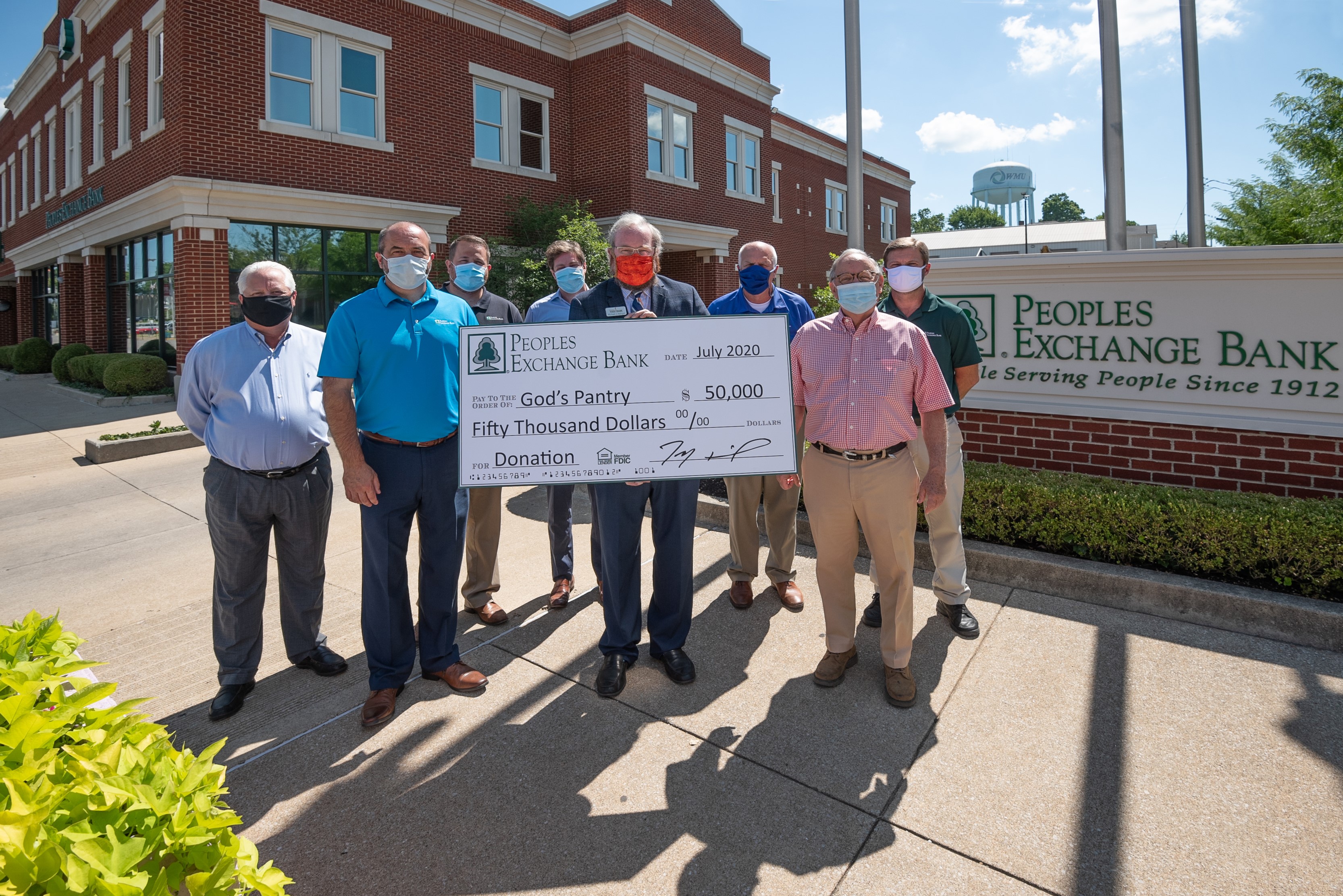 God's Pantry donation